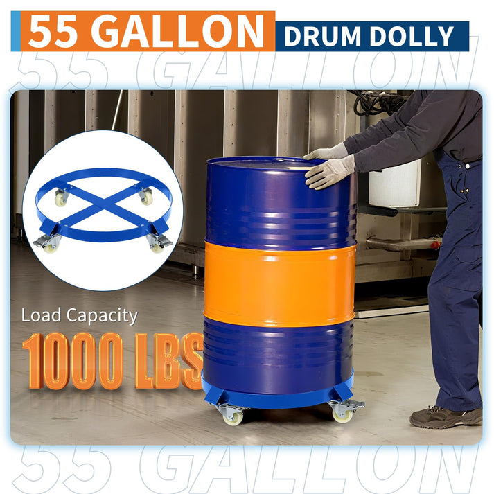 Schwerlast Fasswagen mit vollem Fass