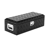 Garvee LKW-Werkzeugkiste 76 cm, Alubox mit Schloss, wasserdichte Transportbox für Pickup und Anhänger - Schwarz
