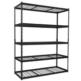 Garvee Steckregal Metall Schwerlastregal 5 Regalböden Verstellbar Robust 122x46x183cm Werkstatt Garage - 152,4*61*195,8 cm