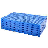 Garvee Schwere Kunststoffpaletten 6er-Set Polypropylen Verstärkt Rutschfest 100x60x5cm Lager & Industrie, Blau