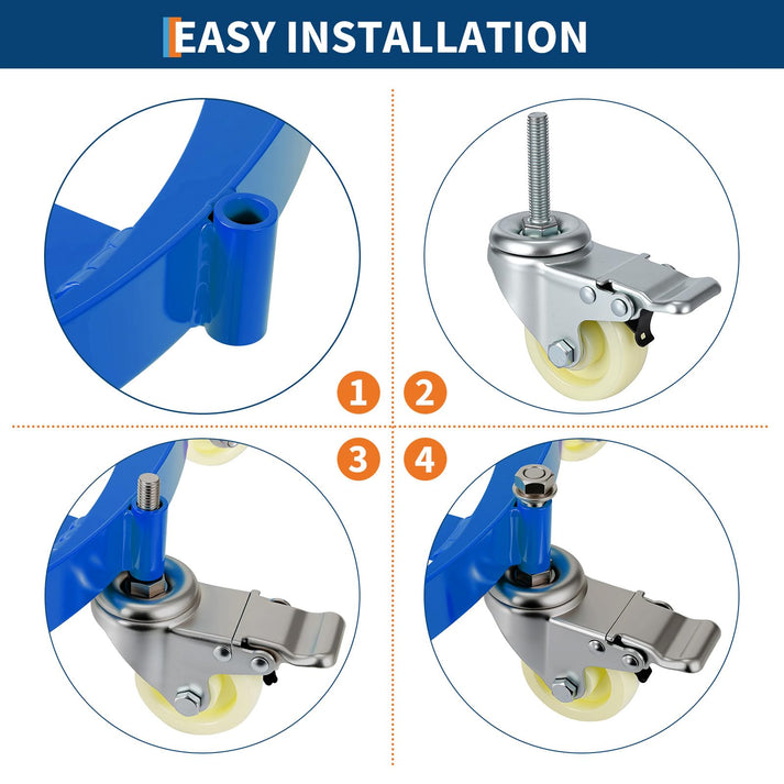 Einfache Montage des Fasswagens