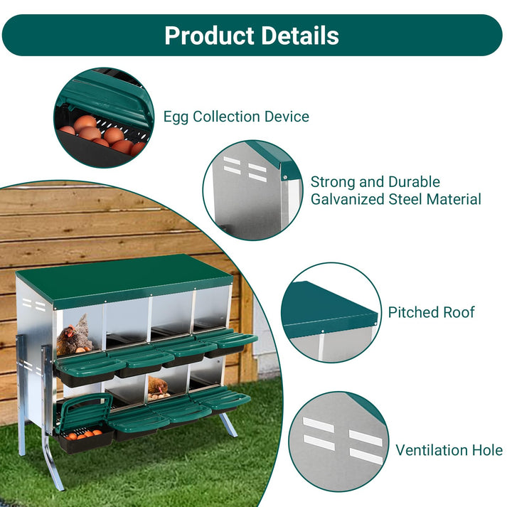 Robuste, verzinkte Stahlkonstruktion für lange Haltbarkeit im Stallklima