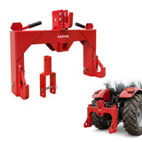 Garvee 3-Punkt Schnellkuppler Für Kategorie 1 Traktoren, 3000 Lbs Tragkraft, 5-Fach Verstellbarer Haken, Stahl, Vielseitiger Adapter, 2" Receiver, Landwirtschaft - Rot
