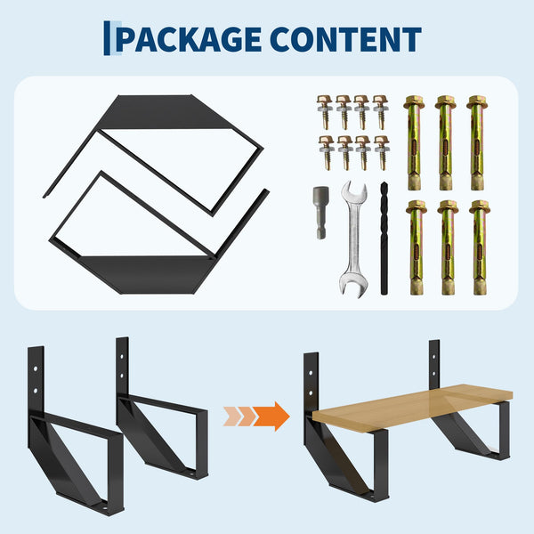 Komplettes Set mit Montagematerial