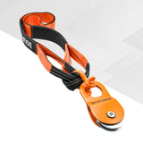 Garvee 10T Offroad Bergungsset mit Seilrolle & Schäkel, Stahl, für LKW SUV ATV UTV, Kompakt, Robust, Orange - Orange