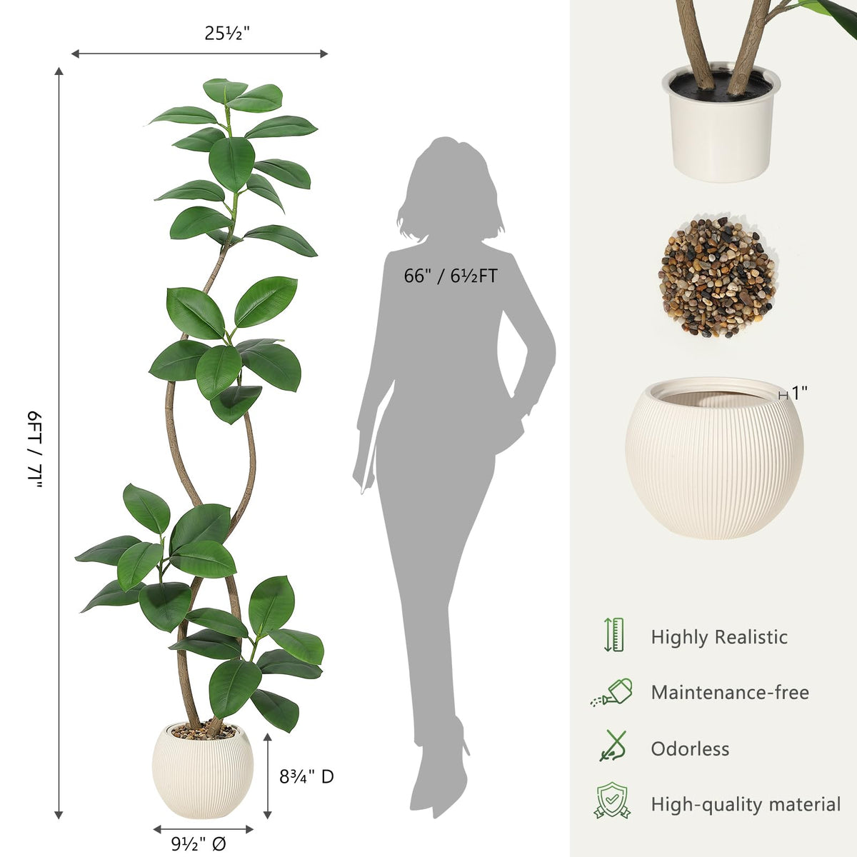 Wohnraum Dekoration künstlicher Baum