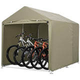 Garvee Fahrradgarage 420D, Wasserdicht, UV-Schutz, Stahlrahmen, Wetterfest, Für Garten & Hof - Grün