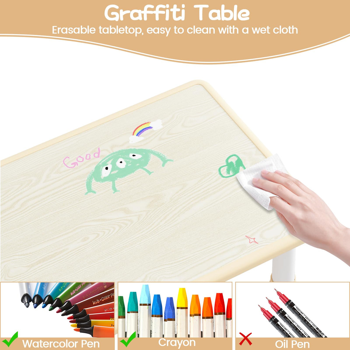 Kindertisch-Set