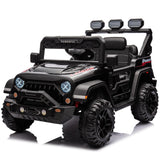 Garvee Kinder Elektroauto Mit Verbesserter Akku 12V 7AH, 3-Gang Elektrofahrzeuge, 2 Betriebsmodi, Schwarz, Für Kinder 1-8 Jahre - Schwarz