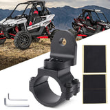 Garvee UTV-Flaggenhalterung 360° Verstellbar Für UTVs 1,75-2 Zoll Stabilisatoren Schwarz Aluminium Bodenmontage
