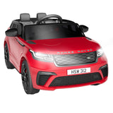 Garvee Rot Elektro-Kinderauto Land Rover 12V, 2-Sitzer mit Fernbedienung – Für Kinder 3-8 Jahre - Rot