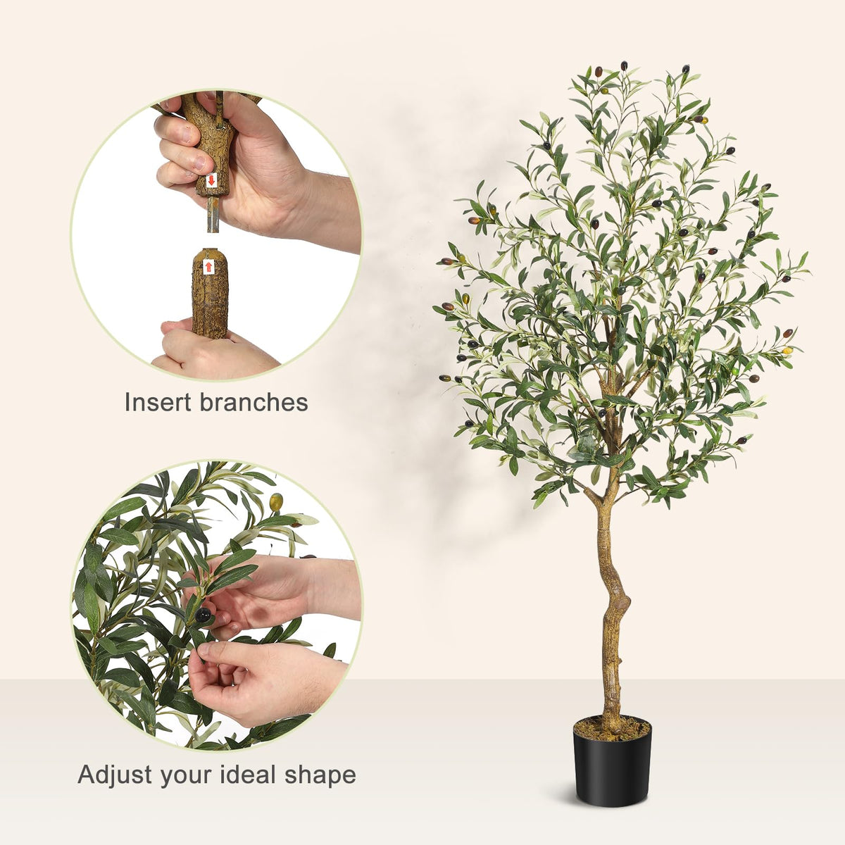 Pflegeleichter künstlicher Baum für Innenräume