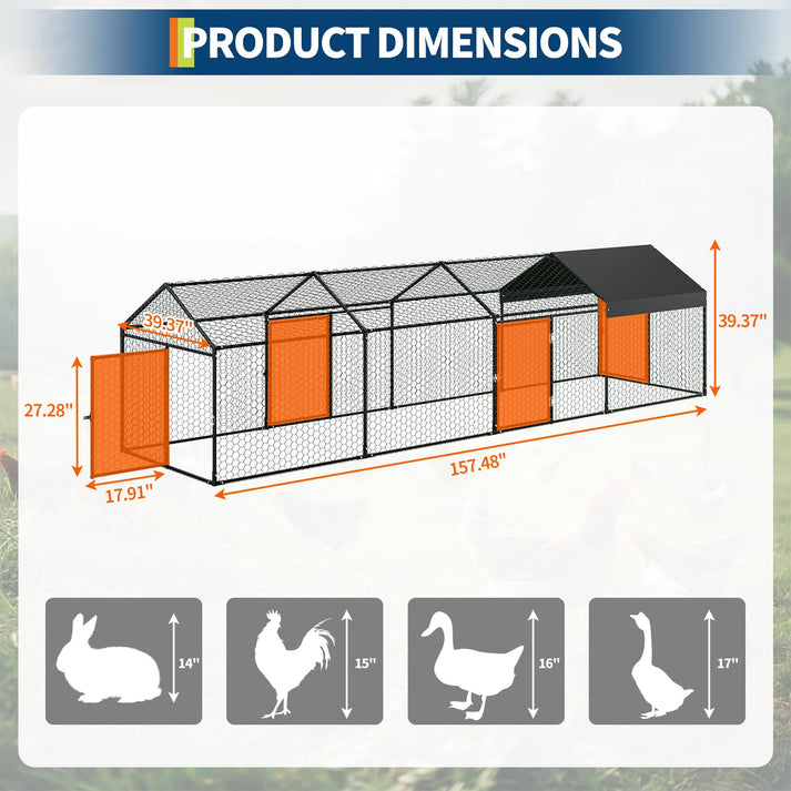 Vier abschließbare Türen