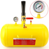 Garvee 38 L Bead Blaster Reifenaufbläser mit Manometer für Auto LKW ATV, Robuster Stahl, Tragbar, Gelb
