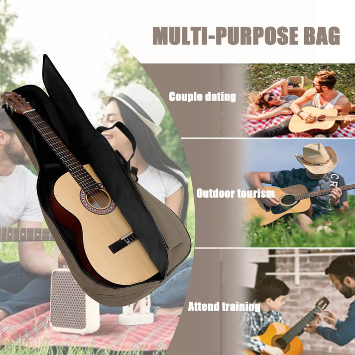 Wasserabweisender Gitarrenrucksack mit Schultergurten