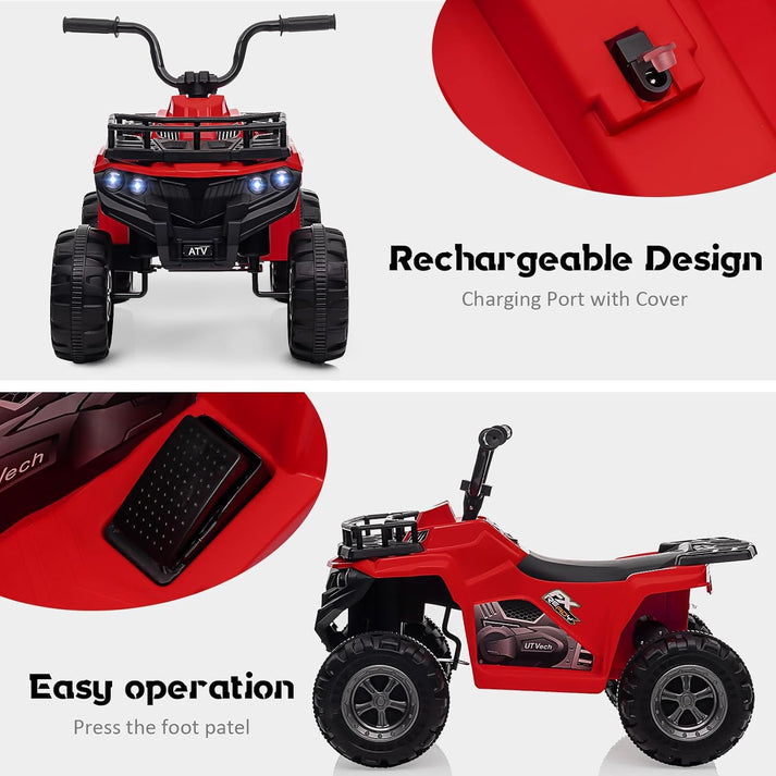 Elektro Quad für Kinder auf Outdoor Gelände