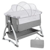 GARVEE Babybett, Babywiege, Beistellbett Baby 4 in 1, Kinderreisebett