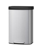 Garvee 21 Gal / 80 L Edelstahl Mülleimer Mit Deckel Für Küche & Büro, Silber, Rostfrei, Soft-Close, Kompakt - Silber