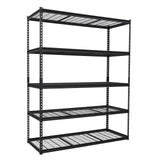 Garvee 5-Stufiges Garagenregal Metall Schwerlast Verstellbar Für Werkstatt Und Garage 48x24x72 Zoll Robust Platzsparend - 