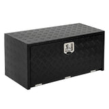 Garvee Unterflur Werkzeugbox 76×46 cm, Aluminium, Wasserdicht, Für Pickup, Anhänger & RV, Schwarz - Schwarz