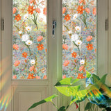 Garvee Fensterglasfolie 39x17 Zoll Privacy Statisch Bunt Abziehbar Für Badezimmer Und Schlafzimmer