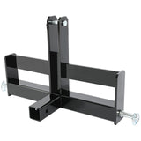 GARVEE 3-Punkt-Anhängeradapter Kategorie 1, 50,8 mm-Empfänger für Traktor, Edelstahl Schnellverschluss Adapter, Kompakte Anhängerkupplung für Landwirtschaft, Schwarz - Schwarz