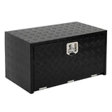 Garvee Unterflur Werkzeugbox 61×46 cm, Aluminium, Wasserdicht, Für Pickup, Anhänger & RV, Schwarz - Schwarz