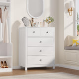 Garvee Weißer 5-Schubladen Kommode Für Schlafzimmer, Kinderzimmer & Flur, 15.6"D x 29"W x 37"H, Modern, Stabil & Vielseitig