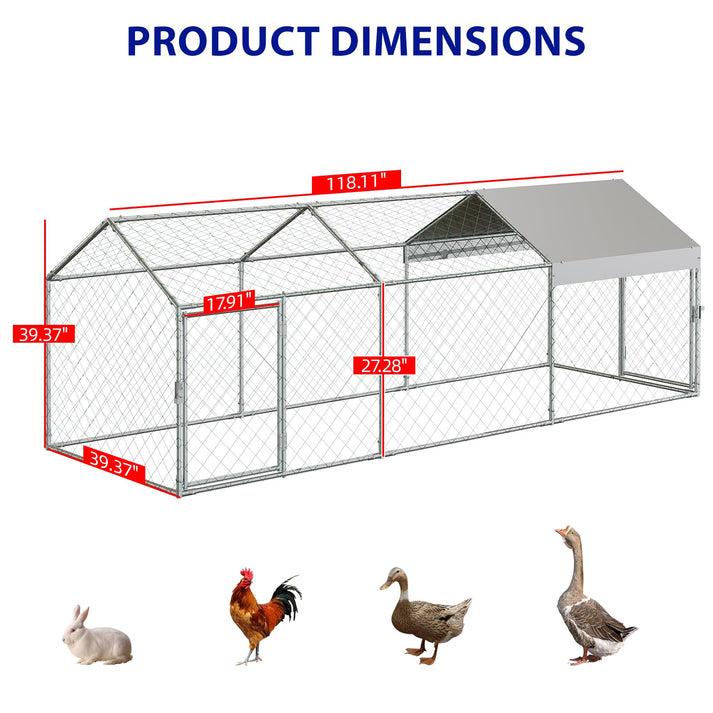 Geräumiger Hühnerstall zum Betreten