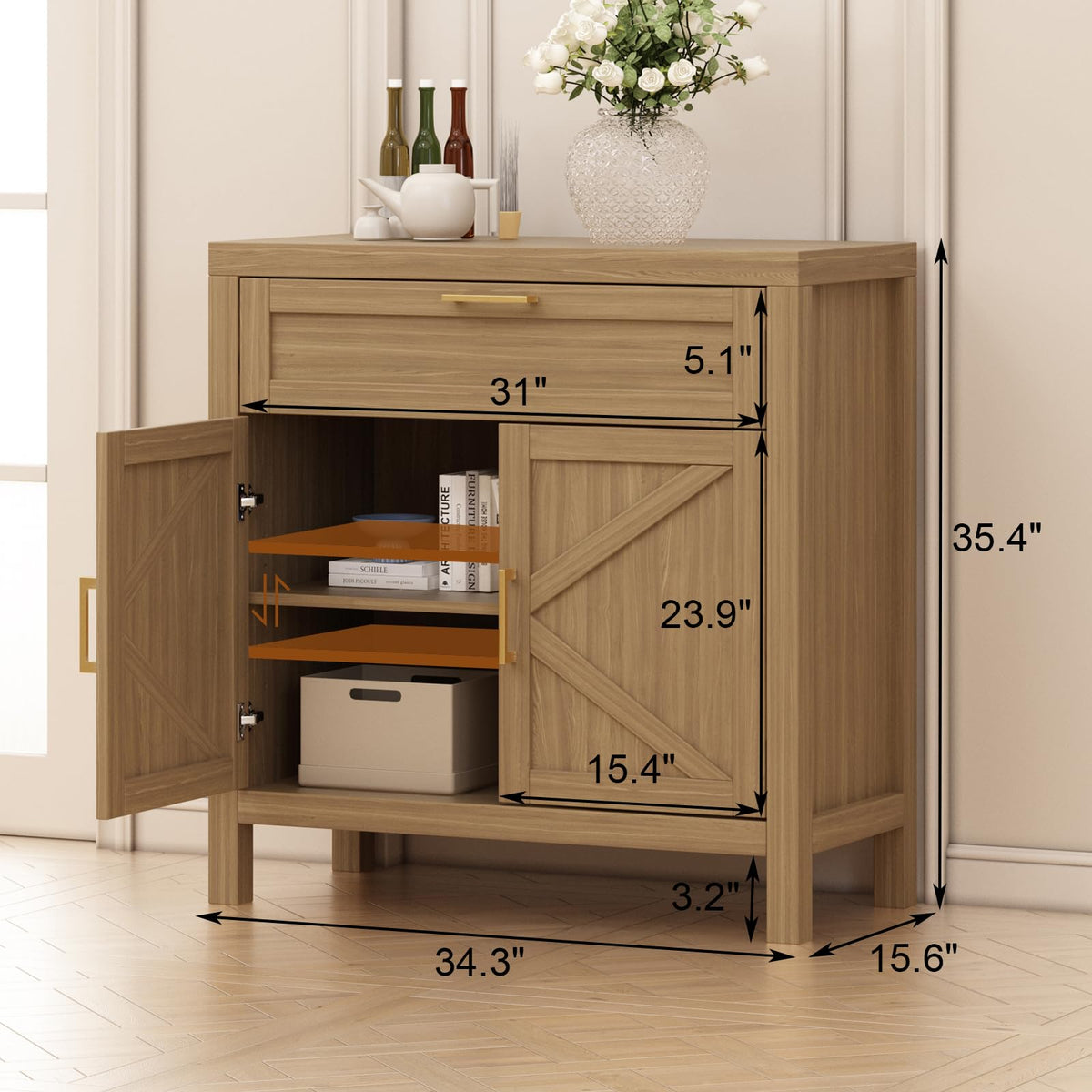 Aufbewahrungsschrank Landhausstil