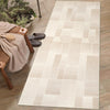 Garvee Waschbarer Teppich mit Niedrigem Flor 80 x 150 cm Beige Rutschfester Moderner Teppich für Wohnzimmer Schlafzimmer Küche