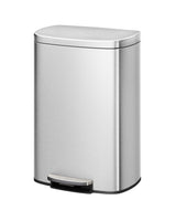 Garvee Küchenmülleimer 50 L Mit Soft-Close Deckel & Inneneimer, Ergonomisch, Silber - Silber