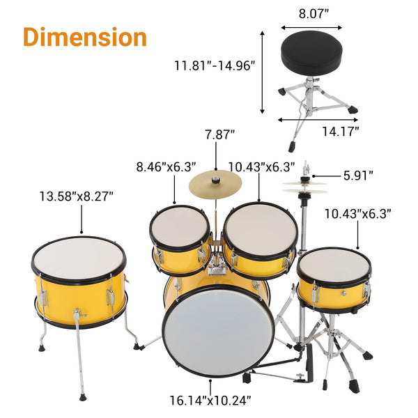 Komplettes Schlagzeug-Set