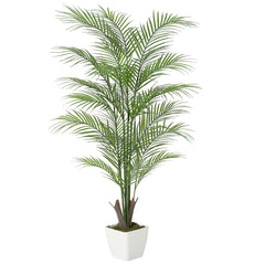 GARVEE Künstliche Palme 120cm Mit 3 Stämmen – Naturgetreu, Pflegeleicht & Langlebig Für Wohnzimmer, Balkon, Schlafzimmer & Büro