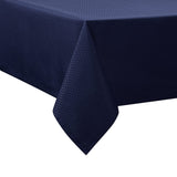 GARVEE Rechteckiger Tischdecke Navy 53x70 Zoll Wasserabweisend Waffelstruktur Polyester Für Esszimmer Und Partys - Blau
