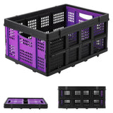 Garvee Klappbare 55L Kunststoff Milchbox Mit Griffen, Stapelbar, Robust, Faltbar Für Lagerung & Transport, Vielseitig, Platzsparend - 