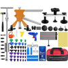 Garvee 73 STK Dellen Reparaturset Auto Paintless Ausbeulwerkzeug DIY Repair Puller Kit Für Große Und Kleine Dellen, Hagelschaden, Verschiedene Größen, Schwarz