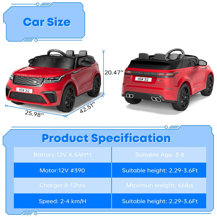 Dimensions et stabilité de la voiture enfant