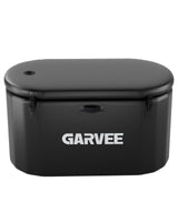 Garvee Eisbad Wanne Für Athleten, 248 Gal, Oval, Schwarz, Tragbar, Isolierter Deckel, Reißfestes Fiberglas PVC