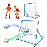 Garvee Fußballtor Rebounder – Verstellbar und Robust, Ideal für Garten-Training und Schussübungen