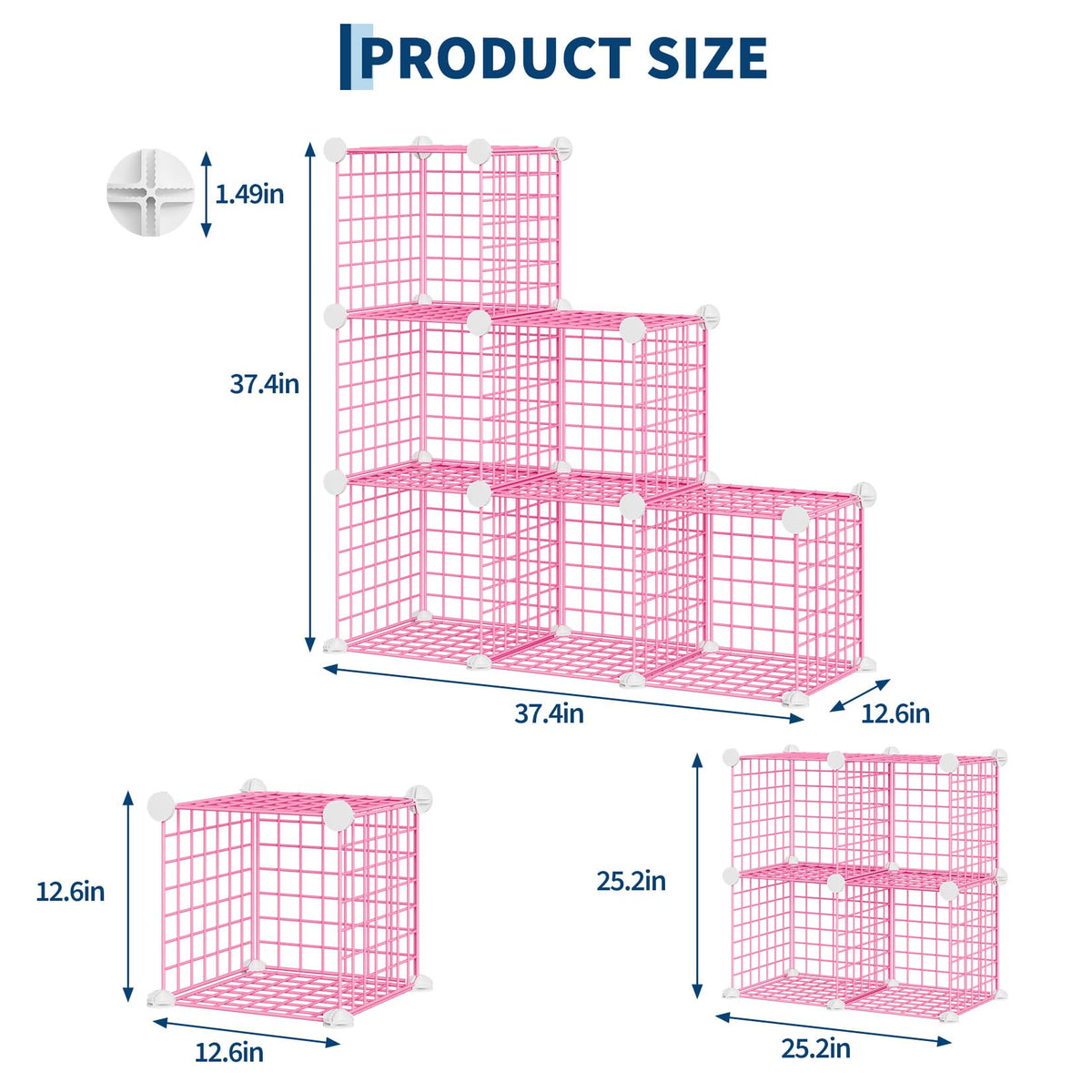 Modulares 6-Fächer-Design – flexibel aufstellbar