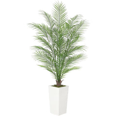 GARVEE Künstliche Palme 180cm Mit 3 Stämmen – Naturgetreu, Pflegeleicht & Langlebig Für Wohnzimmer, Balkon, Schlafzimmer & Büro