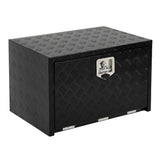 Garvee Unterflur Werkzeugbox 46×46 cm, Aluminium, Wasserdicht, Für Pickup, Anhänger & RV, Schwarz - Schwarz