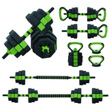 Garvee Verstellbares 4-in-1 Hantelset Mit Kettlebell, Barbell, Push-up Griff, 44-88lbs, ABS & Eisen, Rutschfest Für Heimtraining