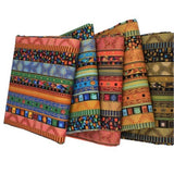 Garvee 5Pcs Fat Quarters Baumwollstoffe Ethnischer Druck Für Patchwork & DIY Nähprojekte 10x8 Zoll Mehrfarbig - Wie gezeigt