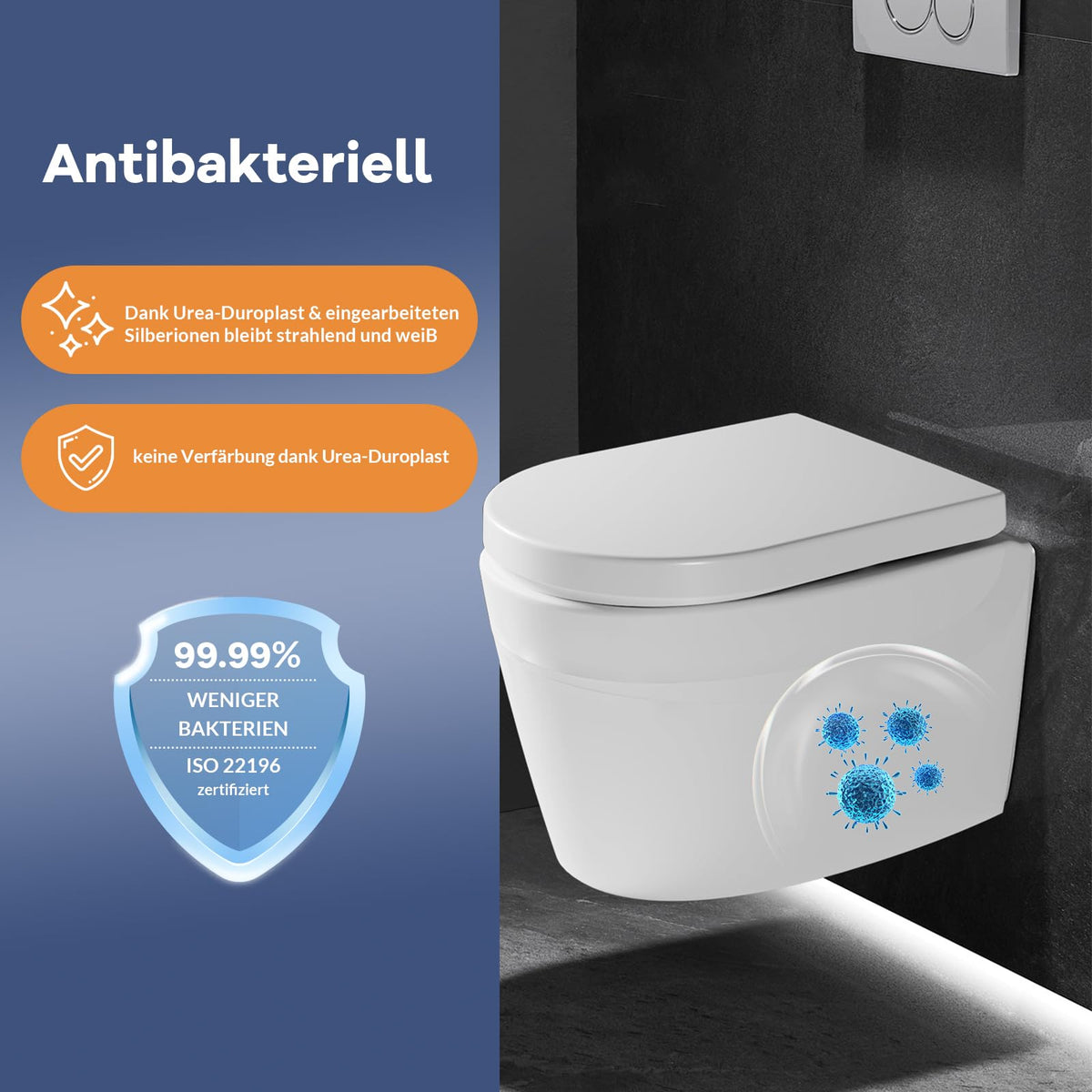 Toilettendeckel mit Absenkautomatik