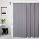Garvee Luxuriöser Duschvorhang Stoff Wasserabweisend Waschbar Für Bad Badewanne Hotel 183x198cm Grau - 