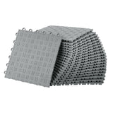 Garvee Garagenbodenfliesen 50 Stück, Modulares Stecksystem, Grau