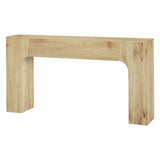 Garvee 63 Zoll Farmhouse Konsolentisch Holz Sofa Tisch Robust Schlank Für Flur Wohnzimmer Rustikal Braun