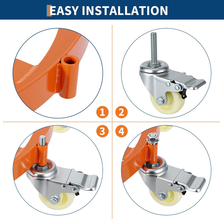 Einfache Montage des Fasswagens